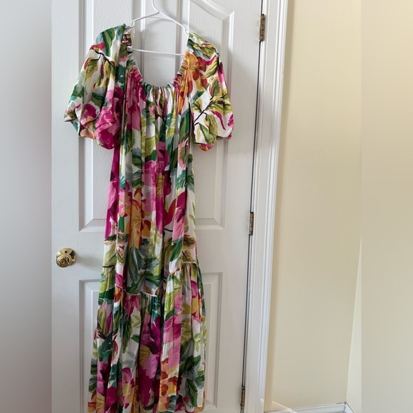 FARM Rio Floral Puff Sleeve Maxi Dress - Picture 4 of 4